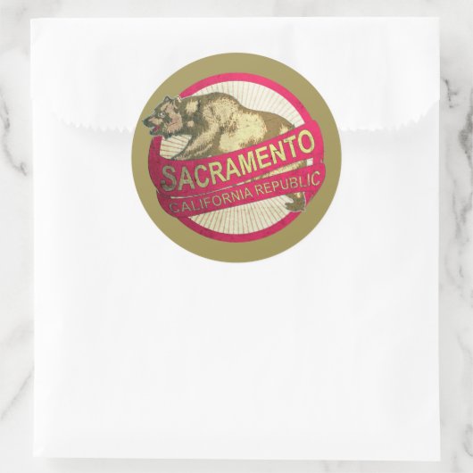 Sacramento California beer stickers (Tas)