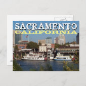 Sacramento California Briefkaart (Voorkant / Achterkant)