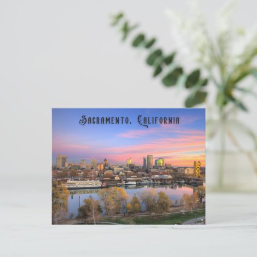 Sacramento California Briefkaart Souvenir (Staand voorkant)