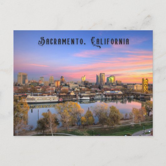 Sacramento California Briefkaart Souvenir (Voorkant)