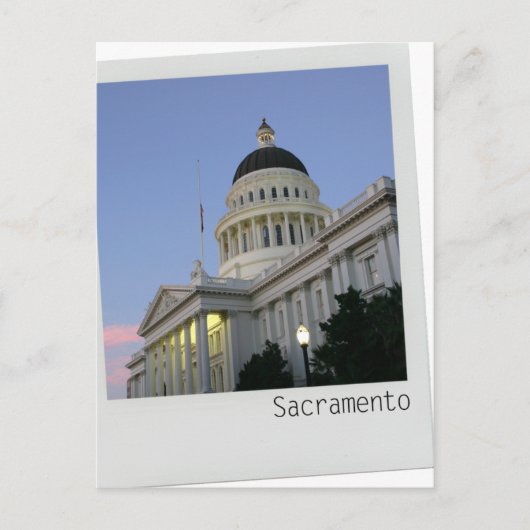 Sacramento California Capitol Building Briefkaart (Voorkant)