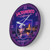 Sacramento California Capitol Skyline Grote Klok (Hoek)