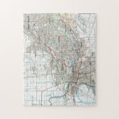 Sacramento California Map (1994) Legpuzzel (Verticaal)