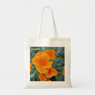 Sacramento California Poppy Tote Bag