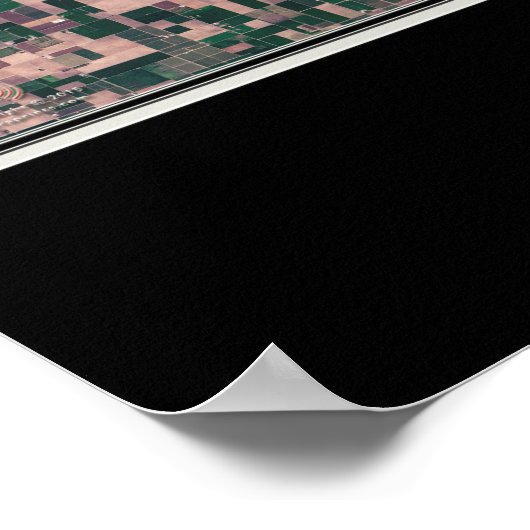 Sacramento California Satellite Poster Map (Hoek)