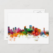 Sacramento California Skyline Briefkaart (Voorkant / Achterkant)