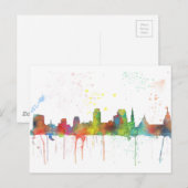 SACRAMENTO, CALIFORNIA SKYLINE BRIEFKAART (Voorkant / Achterkant)