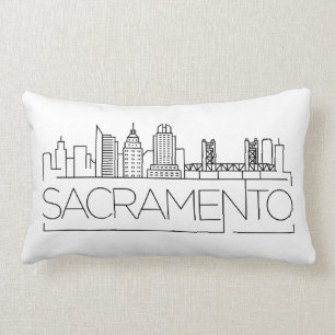 Sacramento, California Skyline Kussen