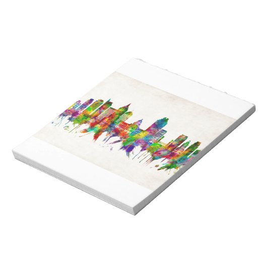 Sacramento California Skyline Notitieblok (Linkerzijde)