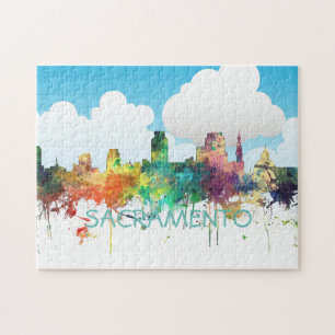 SACRAMENTO, CALIFORNIA SKYLINE SP - LEGPUZZEL