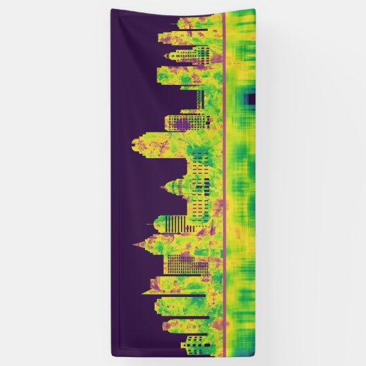 Sacramento California Skyline Spandoek (Verticaal)