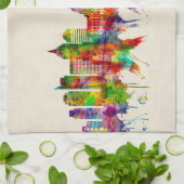 Sacramento California Skyline Theedoek (Gevouwen)