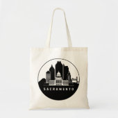 Sacramento California Skyline Tote Bag (Voorkant)