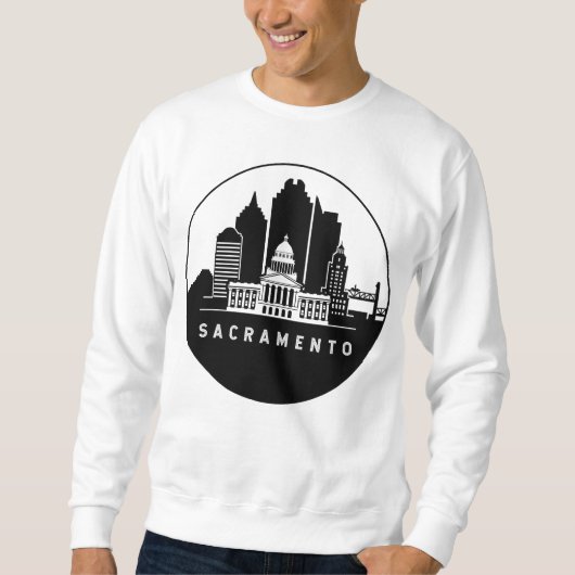 Sacramento California Skyline Trui (Voorkant)