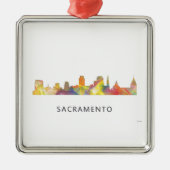 SACRAMENTO, CALIFORNIA SKYLINE WB1 - METALEN ORNAMENT (Voorkant)