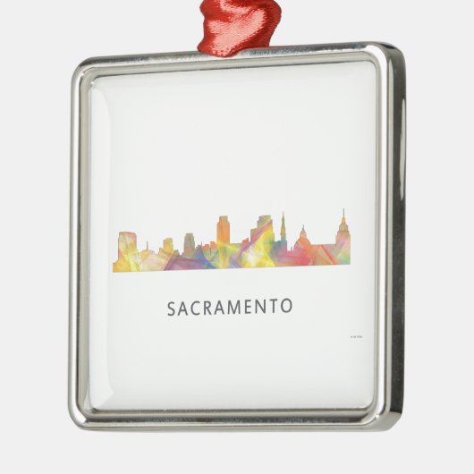 SACRAMENTO, CALIFORNIA SKYLINE WB1 - METALEN ORNAMENT (Links)