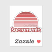 Sacramento California Sticker (Vel)