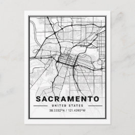 Sacramento California, Verenigde Staten: reisstadk Briefkaart