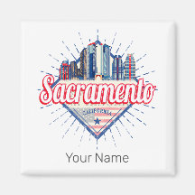 Sacramento California Verenigde Staten Skyline Ver