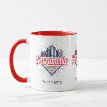 Sacramento California Verenigde Staten Skyline Ver