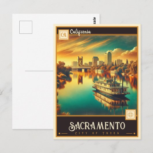 Sacramento, Californië |  Briefkaart (Voorkant / Achterkant)