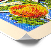 Sacramento Californië - Briefkaart met grote lette Poster (Hoek)