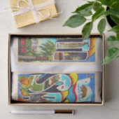 Sacramento Californië - Briefkaart met grote lette Tissuepapier (Geschenk)