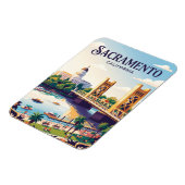 Sacramento Californië Magneet (Linkerzijde)