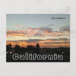 Sacramento Californië - Verkeer tijdens de avond Briefkaart