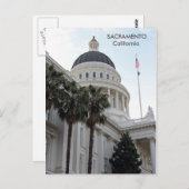 Sacramento Capitol Building Briefkaart! Briefkaart (Voorkant / Achterkant)