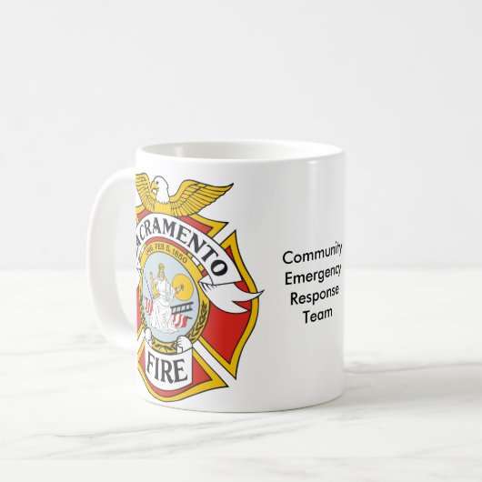 Sacramento CERT Mok (Voorkant links)