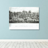 Sacramento City, California Canvas Afdruk (Insitu (Houten vloer))