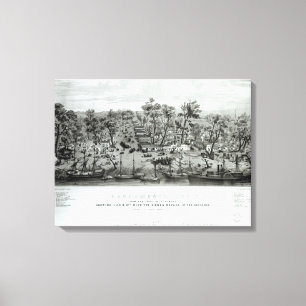 Sacramento City, California Canvas Afdruk