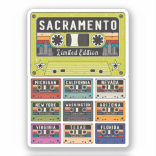 Sacramento City reizen Sticker