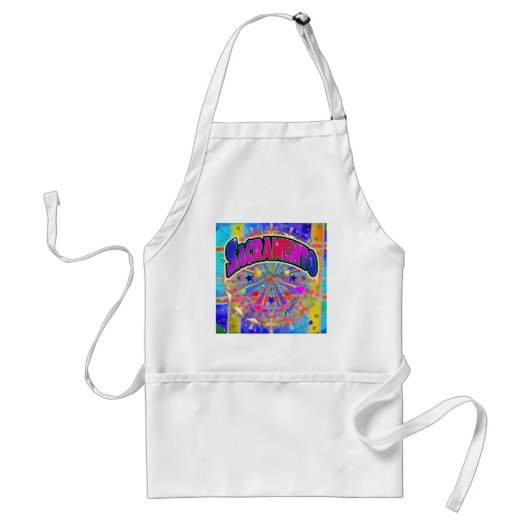 Sacramento Cosmic Unity Apron Standaard Schort (Voorkant)