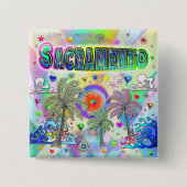 Sacramento Deep Dream Button (Voorkant)
