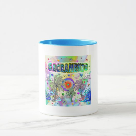 Sacramento Deep Dream Mok (Midden)