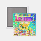 Sacramento Epoch Uur Magnet (Voorkant / Achterkant)