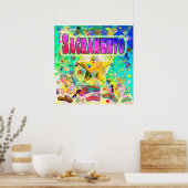 Sacramento Epoch uur Poster (Keuken)