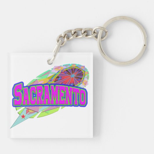 Sacramento Future Sleutelhanger (Achterkant)