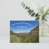 Sacramento-gebergte nabij High Rolls, New Mexico Briefkaart (Staand voorkant)
