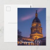 Sacramento, hoofdstad van de staat, Californië Briefkaart (Voorkant / Achterkant)