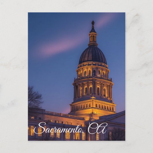 Sacramento, hoofdstad van de staat, Californië Briefkaart (Voorkant)
