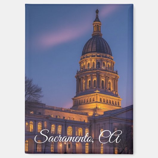 Sacramento, hoofdstad van de staat, Californië Magneet (Voorkant)