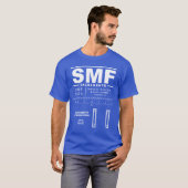 Sacramento International Airport SMF T-shirt (Voorkant volledig)
