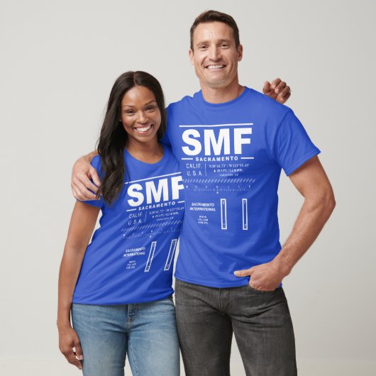 Sacramento International Airport SMF T-shirt (Unisex)