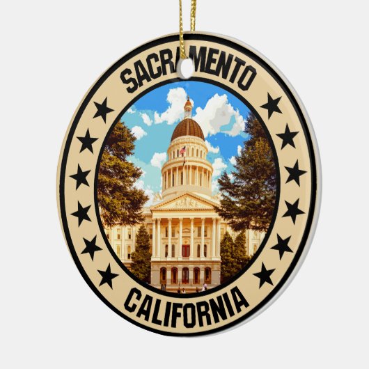 Sacramento Keramisch Ornament (Links)