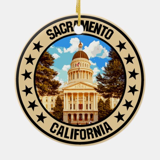 Sacramento Keramisch Ornament (Achterkant)