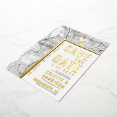 Sacramento Liefde Locator | Bruiloft Bewaar de dat Folie Uitnodiging (Gedraaid)