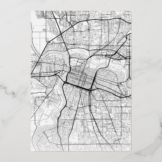 Sacramento Liefde Locator | Bruiloft Bewaar de dat Folie Uitnodiging (Achterkant)